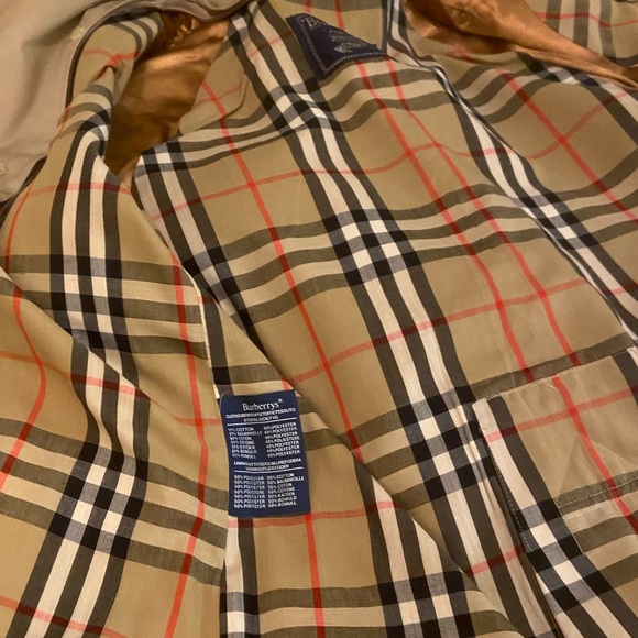 VTG BURBERRYS Trench Coat with Wool Liner - Picture 12 of 16